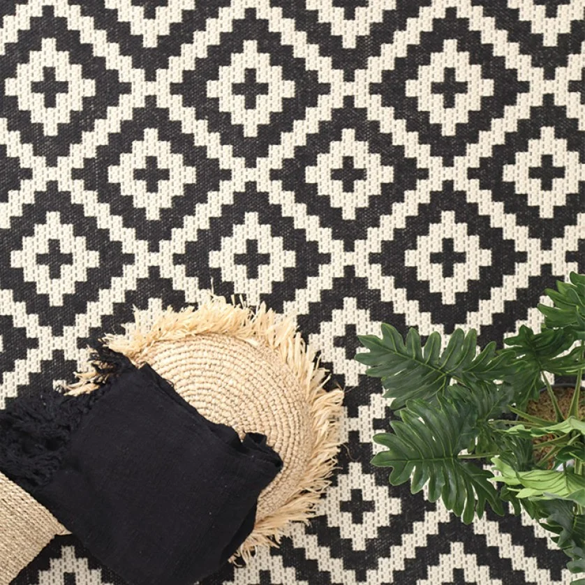 Ψάθα Flox BLACK 721K Royal Carpet - 160 x 235 cm Ψάθα Flox BLACK 721K Royal Carpet - 160 x 235 cm