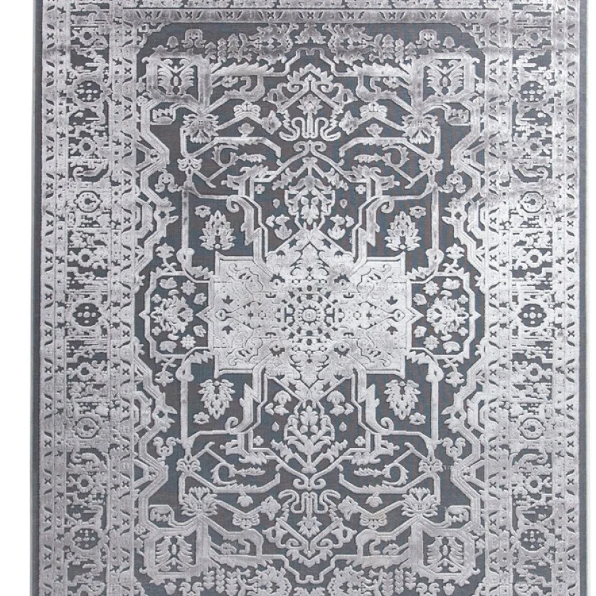 Χαλί Lotus Summer 2927 BLACK GREY Royal Carpet - 140 x 200 cm Χαλί Lotus Summer 2927 BLACK GREY Royal Carpet - 140 x 200 cm