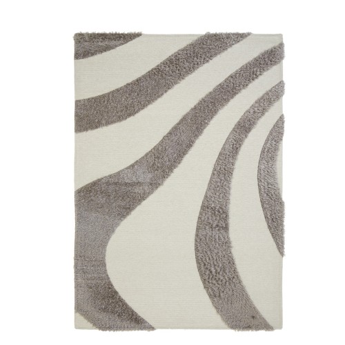 img-Χαλί Toscana Shaggy BRANCO WHITE SILVER Royal Carpet - 160 x 230 cm