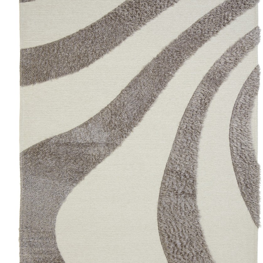 Χαλί Toscana Shaggy BRANCO WHITE SILVER Royal Carpet - 140 x 200 cm