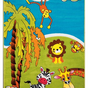 img-Παιδικό Χαλί 419 GREEN 90 x 150 εκ.