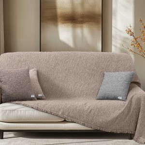 img-Ριχτάρι AKONIK BEIGE Ριχτάρι διθέσιου καναπέ: 170 x 250 εκ.