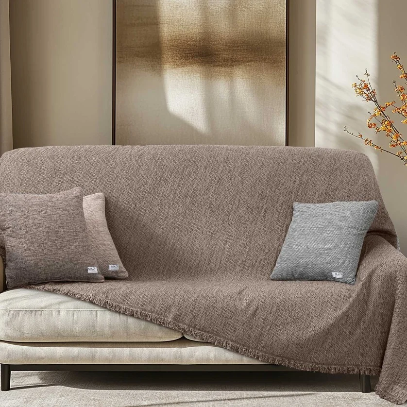 Ριχτάρι AKONIK BROWN Ριχτάρι διθέσιου καναπέ: 170 x 250 εκ. Ριχτάρι AKONIK BROWN Ριχτάρι διθέσιου καναπέ: 170 x 250 εκ.