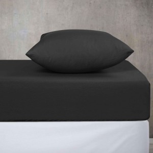 img-Σεντόνι ANTHRACITE MONOCHROME Σεντόνι King Size με λάστιχο: 180 x 200+30 εκ.
