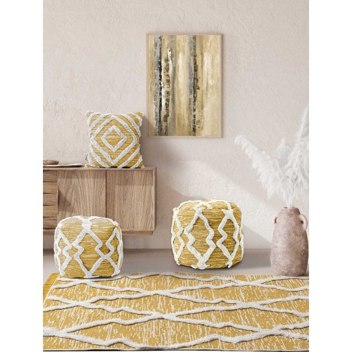 img-Χαλί ANTLER YELLOW 130 x 190 εκ.