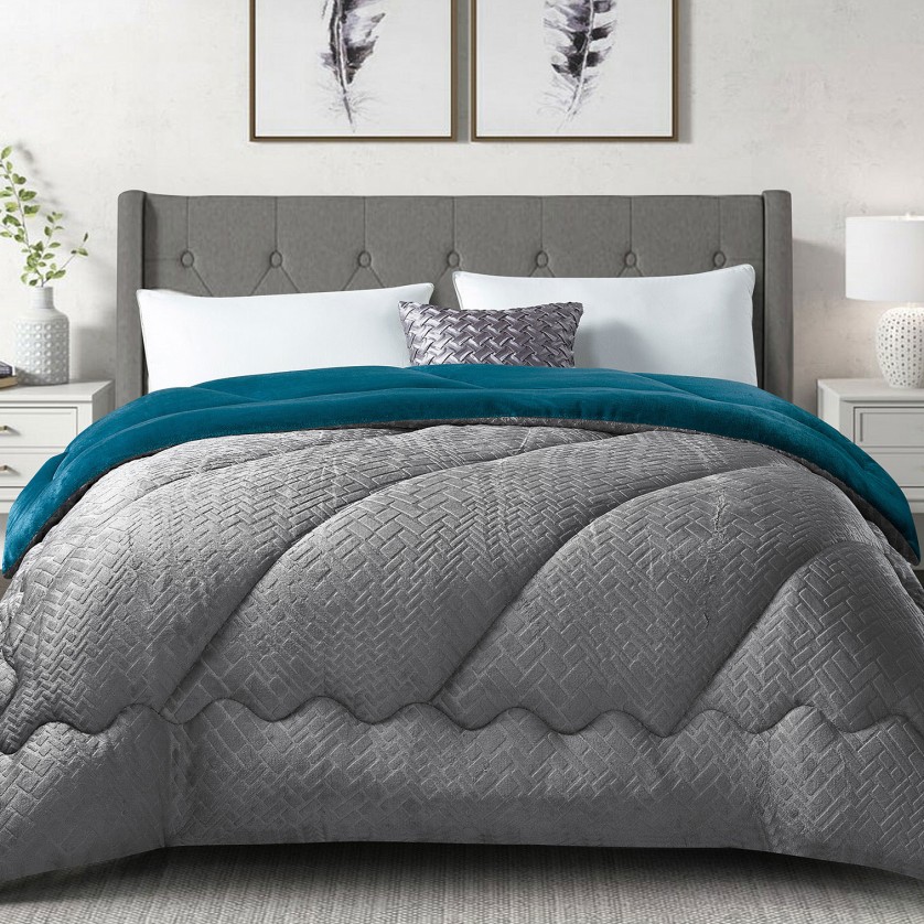 Κουβερτοπάπλωμα BLANKORO PETROL Κουβερτοπάπλωμα υπέρδιπλο: 220 x 240 εκ. Κουβερτοπάπλωμα BLANKORO PETROL Κουβερτοπάπλωμα υπέρδιπλο: 220 x 240 εκ.