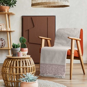 img-Ριχτάρι BLUMEN BROWN Ριχτάρι διθέσιου καναπέ: 170 x 250 εκ.