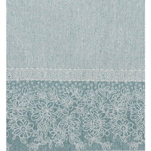 img-Ριχτάρι BLUMEN TURQUOISE Ριχτάρι διθέσιου καναπέ: 170 x 250 εκ.