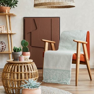 img-Ριχτάρι BLUMEN TURQUOISE Ριχτάρι διθέσιου καναπέ: 170 x 250 εκ.