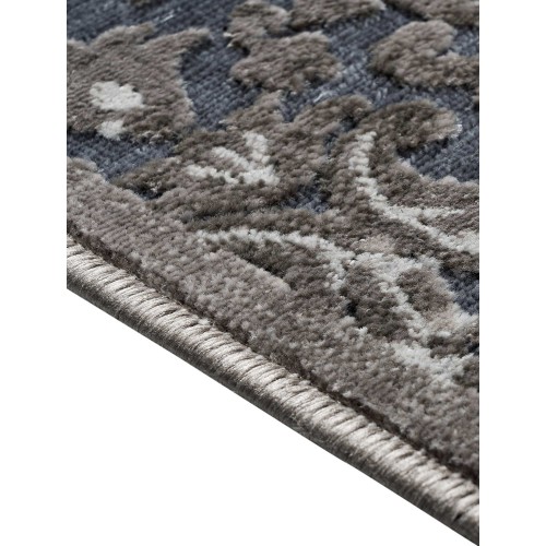 img-Χαλί BRANCHES GREY Στρόγγυλο χαλί 140 εκ.