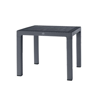 img-Τραπέζι Rattan BREEZE ANTHRACITE Τραπέζι: 90 x 90 εκ.