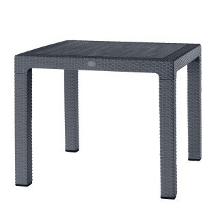 img-Τραπέζι Rattan BREEZE ANTHRACITE Τραπέζι: 90 x 90 εκ.