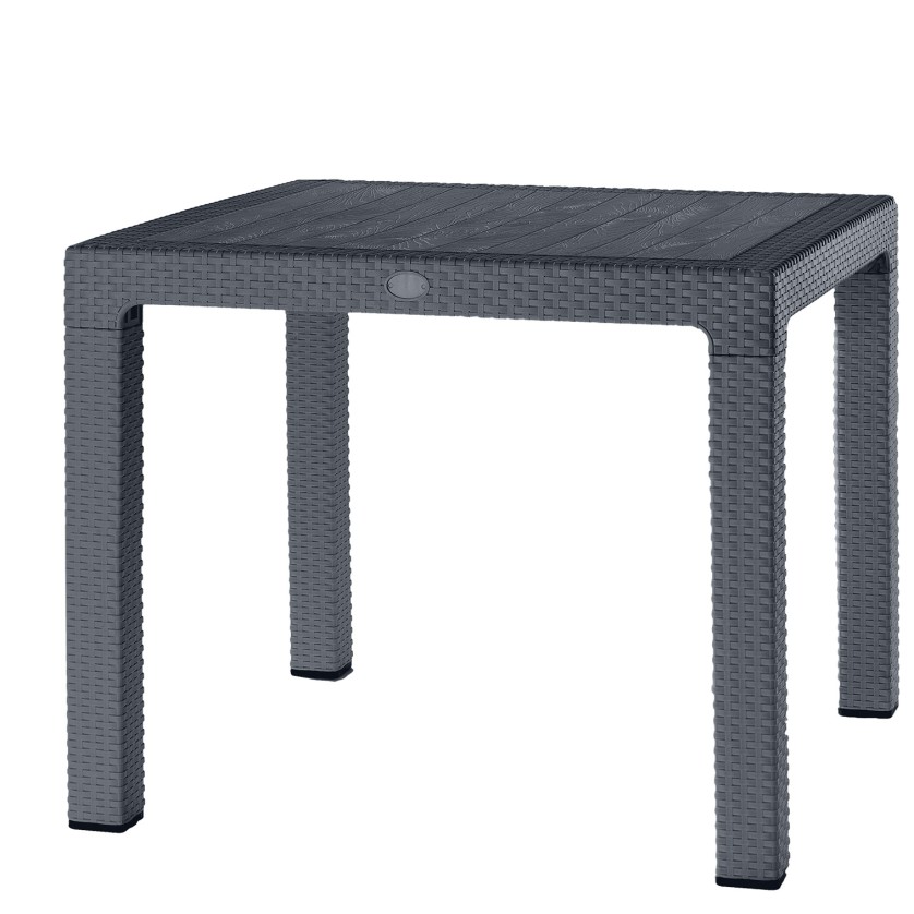 Τραπέζι Rattan BREEZE ANTHRACITE Τραπέζι: 90 x 90 εκ. Τραπέζι Rattan BREEZE ANTHRACITE Τραπέζι: 90 x 90 εκ.