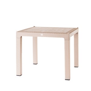 img-Τραπέζι Rattan BREEZE BEIGE Τραπέζι: 90 x 90 εκ.
