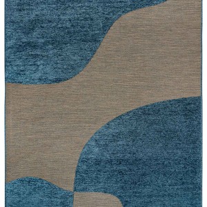 img-Χαλί BROOK BEIGE PETROL 160 x 230 εκ.