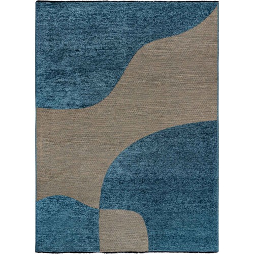 img-Χαλί BROOK BEIGE PETROL 160 x 230 εκ.