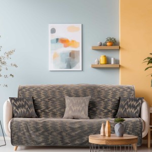 img-Διακοσμητικό Μαξιλάρι CANYON DARK GREY Διακοσμητική μαξιλαροθήκη: 45 x 45 εκ.