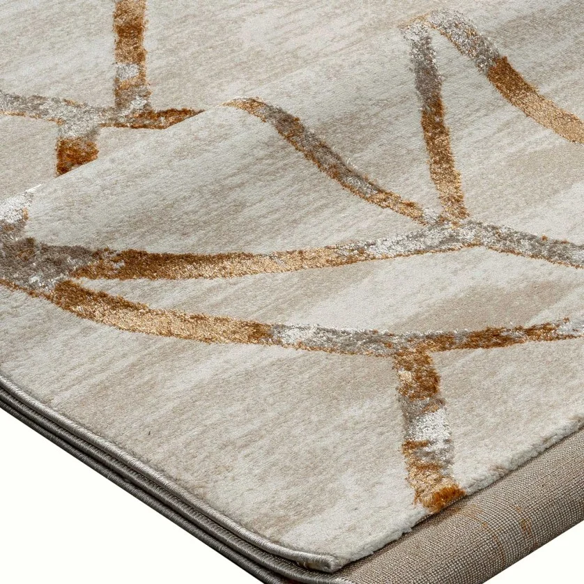 Χαλί CRYSTAL BEIGE GOLD Χαλί CRYSTAL BEIGE GOLD