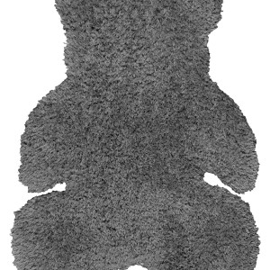 img-Παιδικό Χαλί DARK GREY SHADE TEDDY BEAR 120 x 140 εκ.