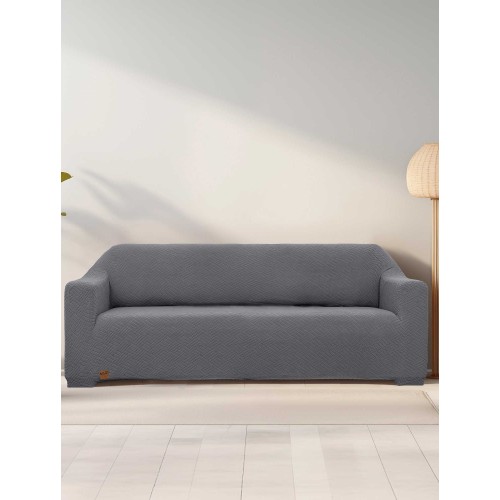 img-Ελαστικά καλύμματα καναπέ DYNAMIC DARK GREY Ελαστικό κάλυμμα διθέσιου καναπέ