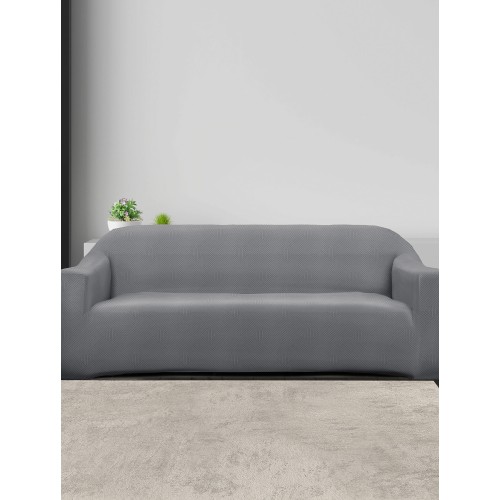 img-Ελαστικά καλύμματα καναπέ EARTHLINE GREY Ελαστικό κάλυμμα διθέσιου καναπέ