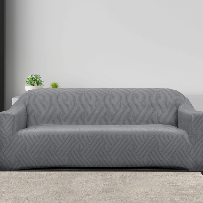 Ελαστικά καλύμματα καναπέ EARTHLINE GREY Ελαστικό κάλυμμα τριθέσιου καναπέ Ελαστικά καλύμματα καναπέ EARTHLINE GREY Ελαστικό κάλυμμα τριθέσιου καναπέ