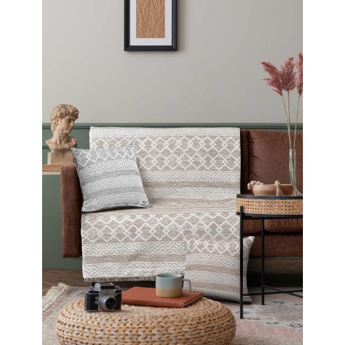img-Ριχτάρι ECLECTIC BEIGE Ριχτάρι τετραθέσιου καναπέ: 170 x 340 εκ.