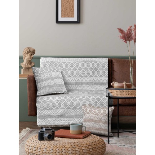 img-Διακοσμητικό Μαξιλάρι ECLECTIC GREY Διακοσμητικό μαξιλάρι: 45 x 45 εκ.