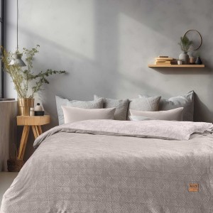 img-Παπλωματοθήκη ECLIPSE CREAM Παπλωματοθήκη μονή: 160 x 220 εκ.