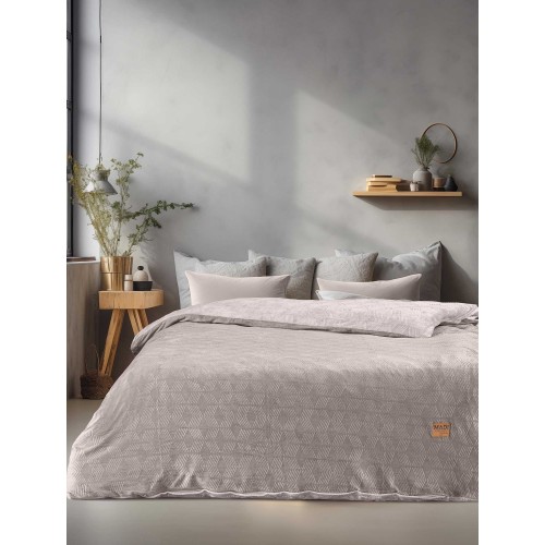 img-Παπλωματοθήκη ECLIPSE CREAM Παπλωματοθήκη μονή: 160 x 220 εκ.