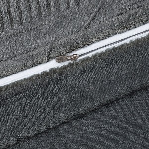 img-Παπλωματοθήκη EIRA ANTHRACITE Παπλωματοθήκη μονή: 160 x 220 εκ.