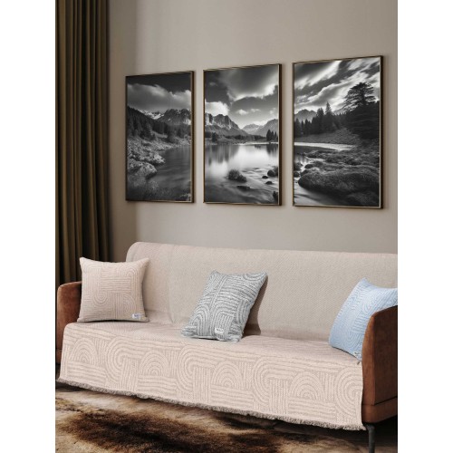 img-Ριχτάρι ETHEREAL BEIGE Ριχτάρι διθέσιου καναπέ: 170 x 250 εκ.