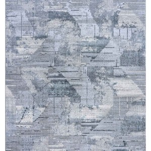 img-Χαλί FEATHERS GREY Στρόγγυλο χαλί 165 εκ.