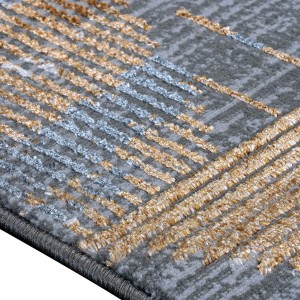 img-Χαλί FEATHERS GREY GOLD 165 x 230 εκ.