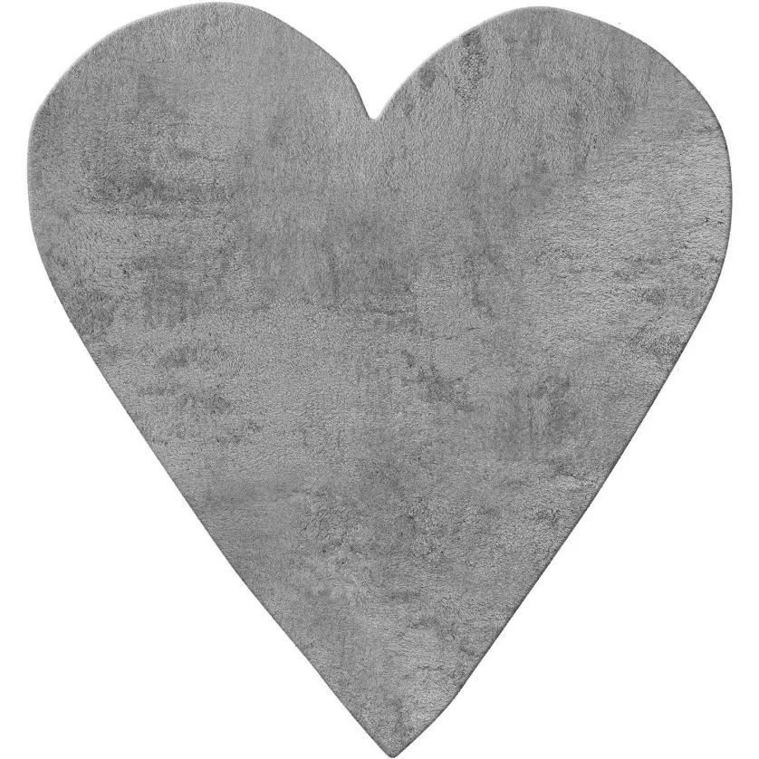 Παδικό Χαλί FEATHERY GREY HEART Παδικό Χαλί FEATHERY GREY HEART