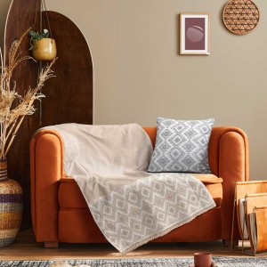 img-Διακοσμητικό Μαξιλάρι FOLK BEIGE Διακοσμητική μαξιλαροθήκη: 45 x 45 εκ.