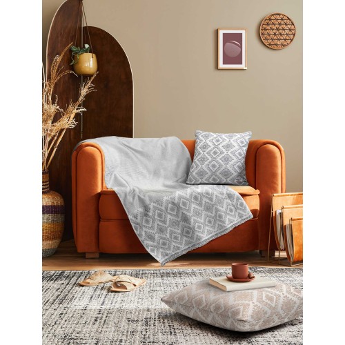 img-Ριχτάρι FOLK GREY Ριχτάρι πολύθρονας: 170 x 180 εκ.