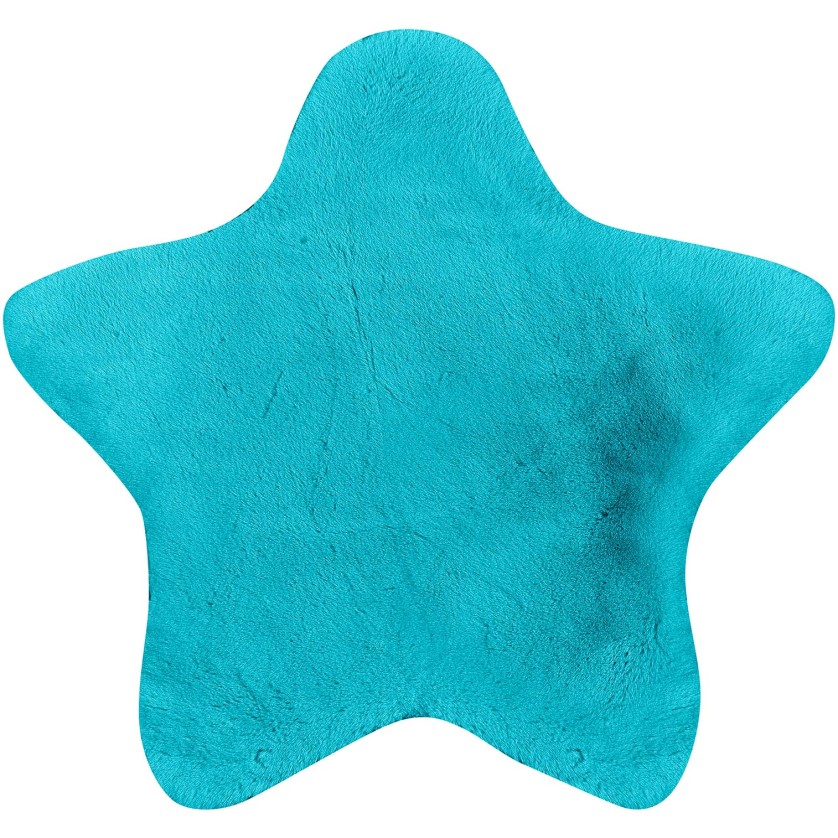 Παιδικό Χαλί FUZZY PETROL STAR 160 x 160 εκ.