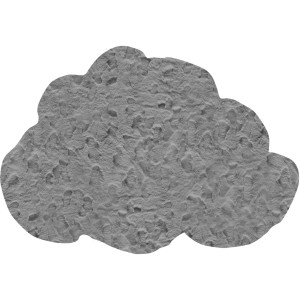 img-Παιδικό Χαλί GLACIAL GREY CLOUD 100 x 145 εκ.