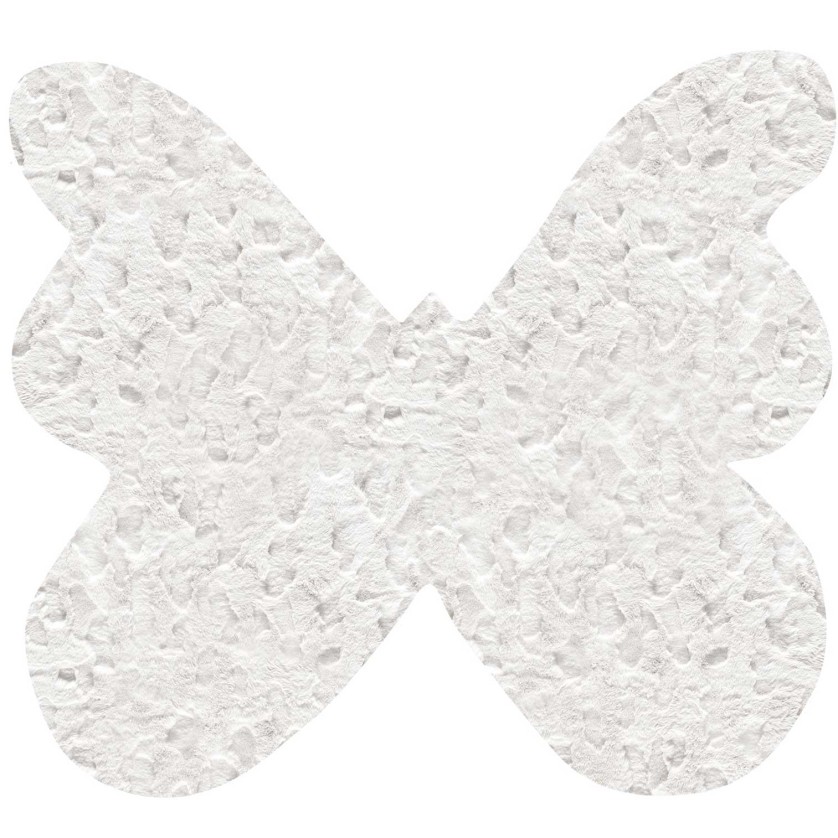 Παιδικό Χαλί GLACIAL WHITE BUTTERFLY