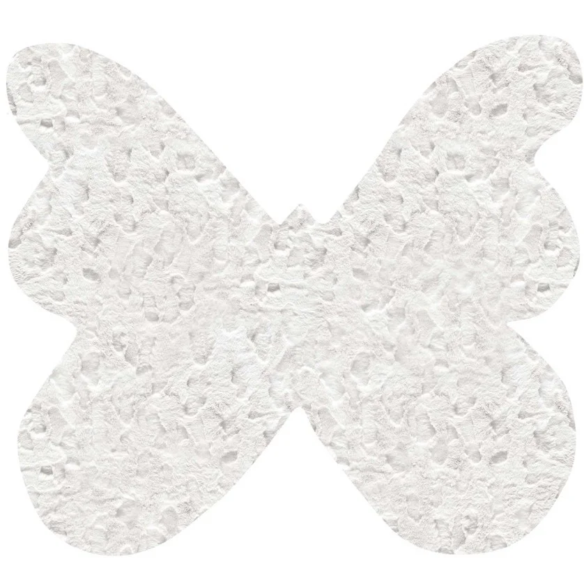 Παιδικό Χαλί GLACIAL WHITE BUTTERFLY Παιδικό Χαλί GLACIAL WHITE BUTTERFLY