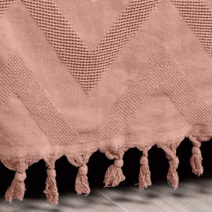 img-Κουβέρτα Πικέ Ζακάρ GOLWE PINK Κουβέρτα Πικέ Ζακάρ: 220 x 240 εκ.