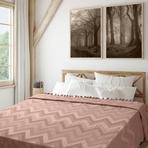 img-Κουβέρτα Πικέ Ζακάρ GOLWE PINK Κουβέρτα Πικέ Ζακάρ: 220 x 240 εκ.