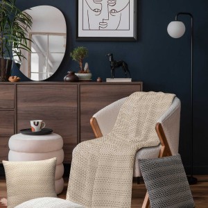 img-Διακοσμητικό Μαξιλάρι HERHALING BEIGE Διακοσμητική μαξιλαροθήκη: 45 x 45 εκ.