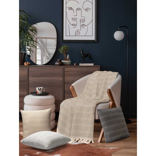 img-Διακοσμητικό Μαξιλάρι HERHALING BEIGE Διακοσμητική μαξιλαροθήκη: 45 x 45 εκ.