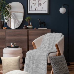 img-Διακοσμητικό Μαξιλάρι HERHALING GREY Διακοσμητική μαξιλαροθήκη: 45 x 45 εκ.