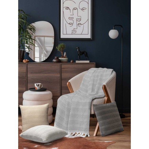 img-Διακοσμητικό Μαξιλάρι HERHALING GREY Διακοσμητική μαξιλαροθήκη: 45 x 45 εκ.