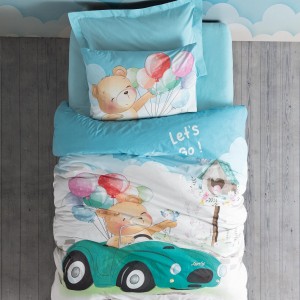 img-Παιδικό Σετ Κουβερλί LETS GO Σετ κουβερλί μονό: 170 x 240 + 1 μαξιλαροθήκη 50 x 70 εκ.