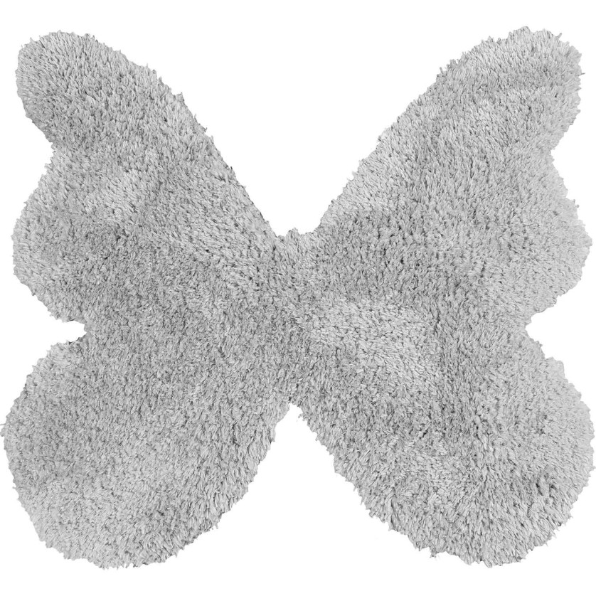 Παιδικό Χαλί LIGHT GREY SHADE BUTTERFLY