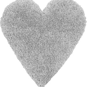 img-Παιδικό Χαλί LIGHT GREY SHADE HEART 120 x 120 εκ.